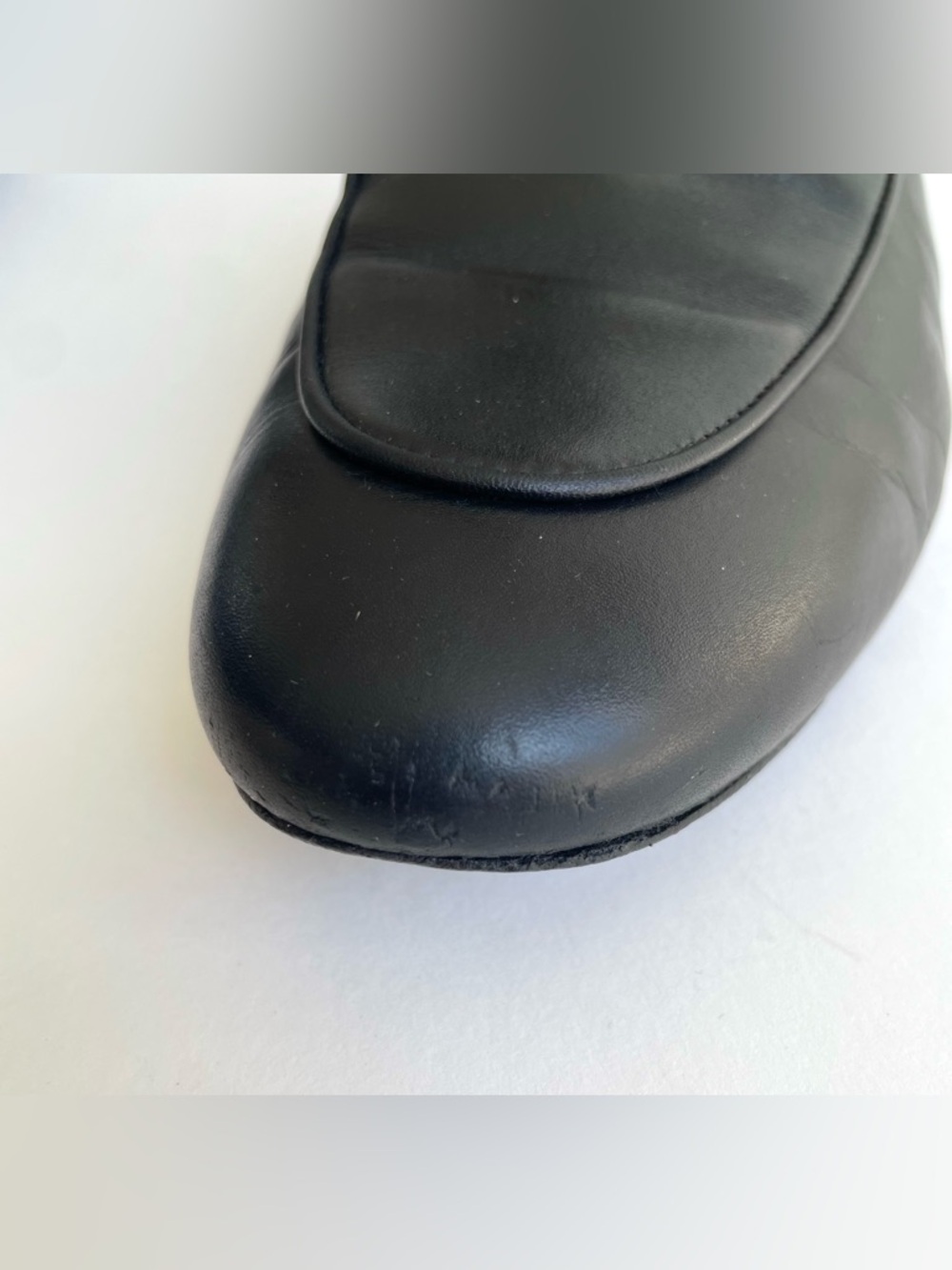 Gucci Princetown Horsebit Mule Loafer Black Leather Slip On Flats EU 37.5 US 7.5 - Picture 6 of 15